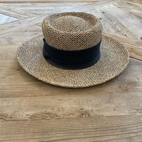 Pinehurst No. 2 1999 US Open Imperial Wide Brim Straw Hat Cap Size S/M NWOT - Picture 4 of 11